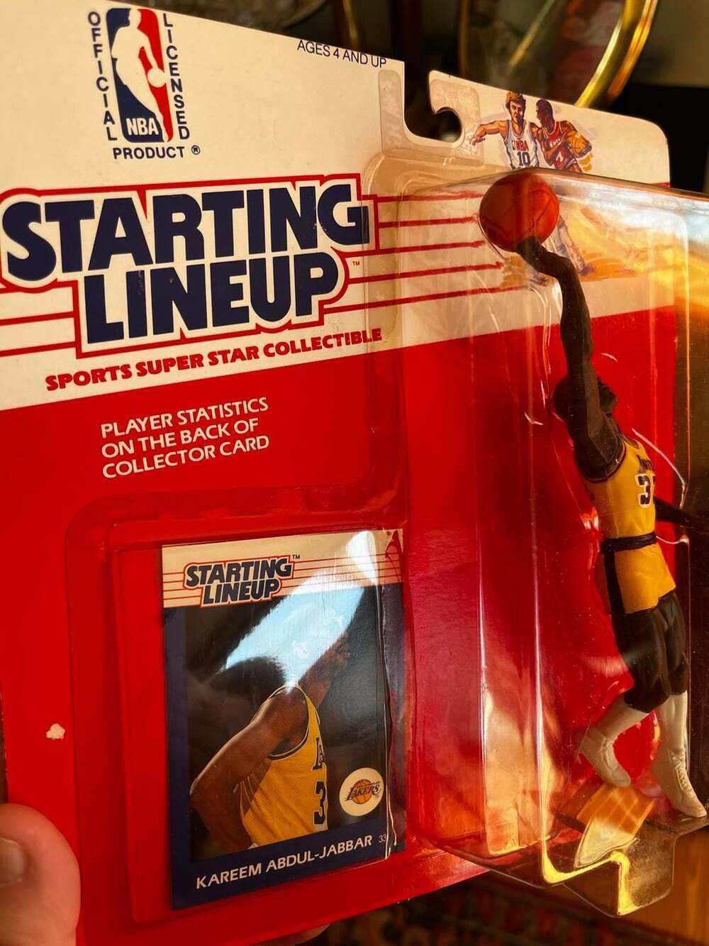 1988 Kenner Starting Lineup Kareem Abdul-Jabbar Los Angeles Lakers Action Figure